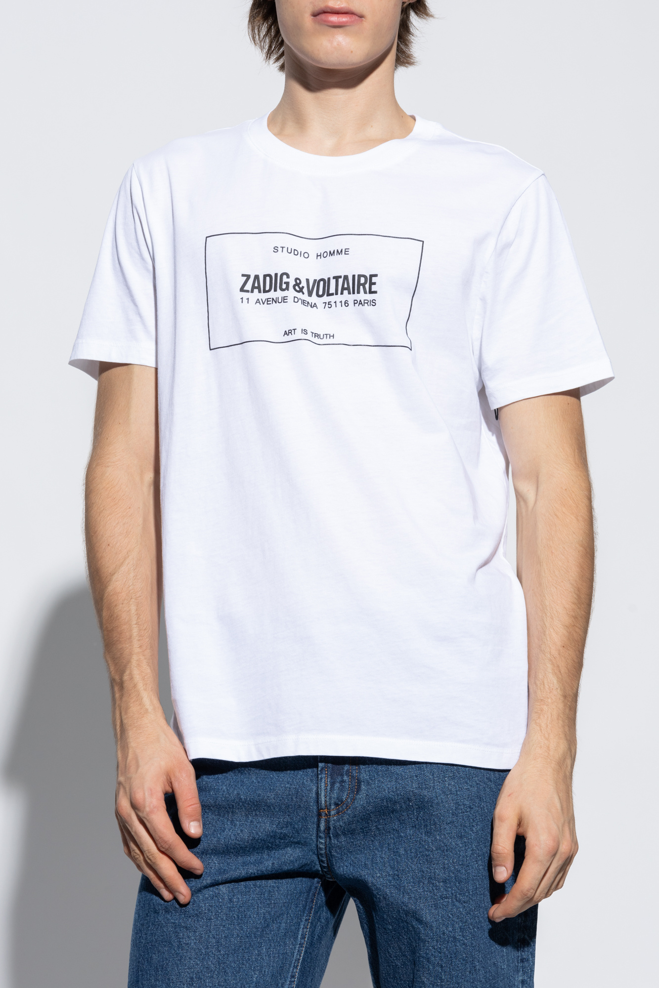 shirt with logo Zadig Voltaire Tod s Shirts for Men